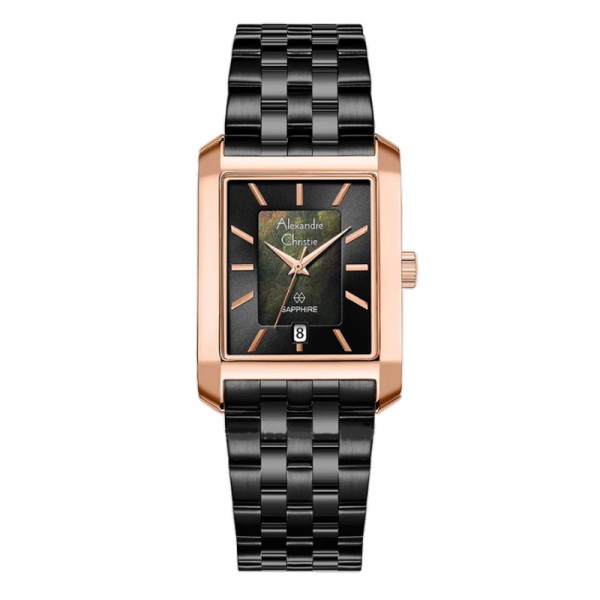 Alexandre Christie AC 8706 Rosegold Black Man MDBBRMA Alexandre Christie AC 8706 Rosegold Black Man MDBBRMA